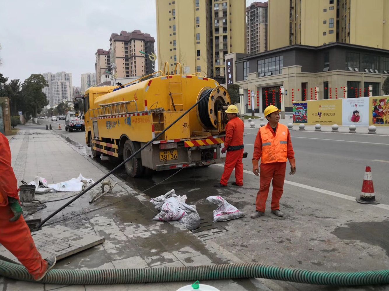 普安排污管道清淤-管道清洗